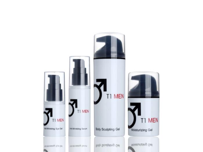 T1 Cosmetics men’s skin care collection and Sunrise Pumps